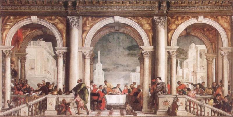 VERONESE (Paolo Caliari) Feast in the House of Levi Spain oil painting art